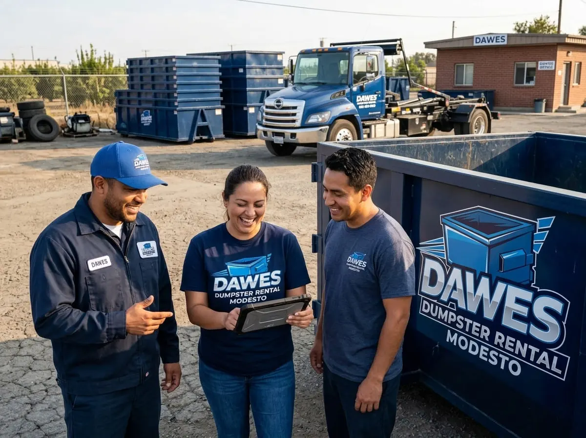 Dumpster rental service in Patterson, CA