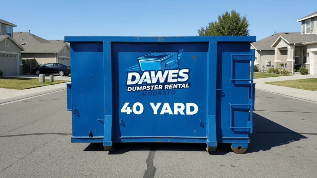40-Yard Dumpster Rental Modesto-img