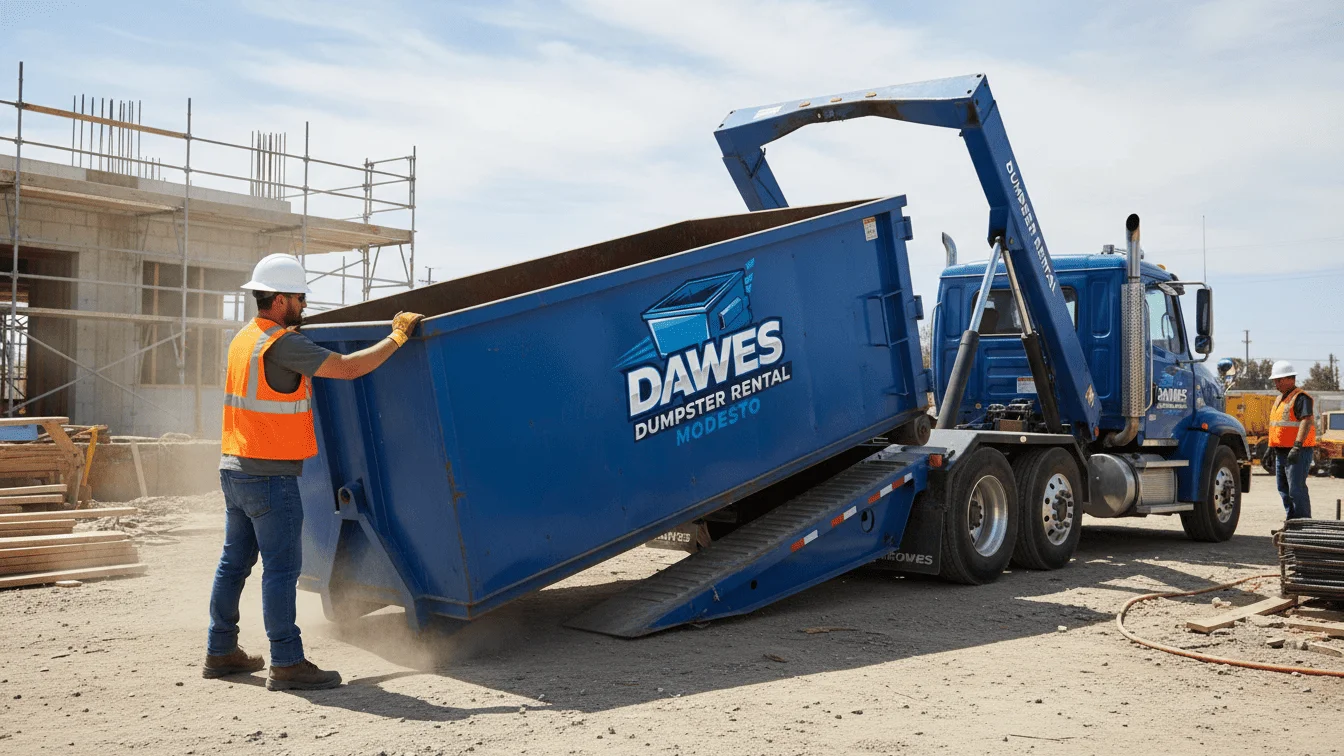 Construction Dumpster Rental Modesto CA-img